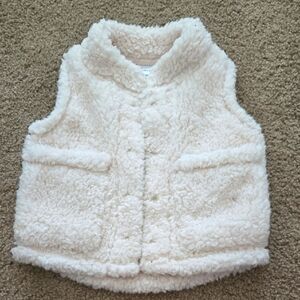 Carter's Cozy Cream Sherpa Vest 18M